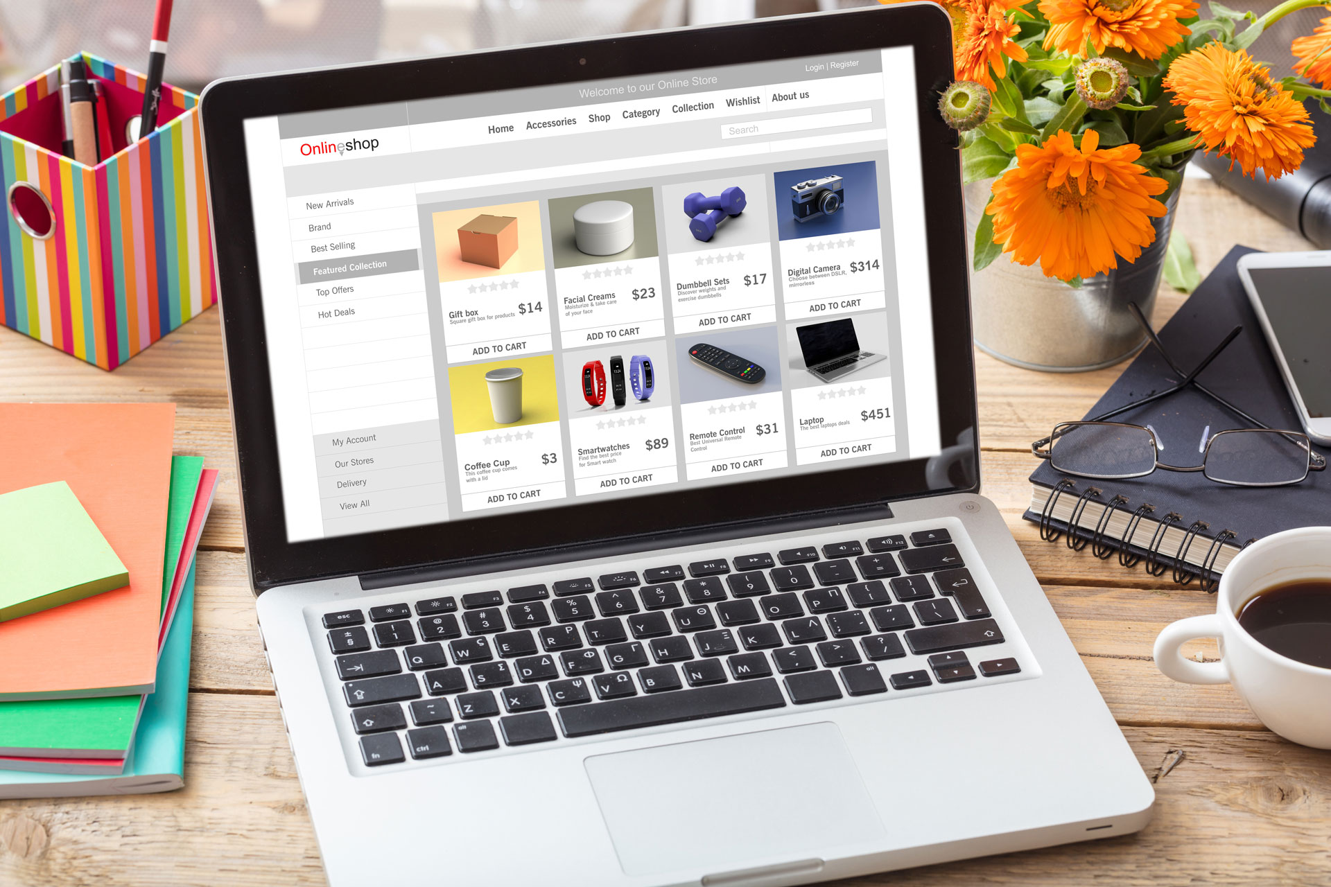ecommerce shop design